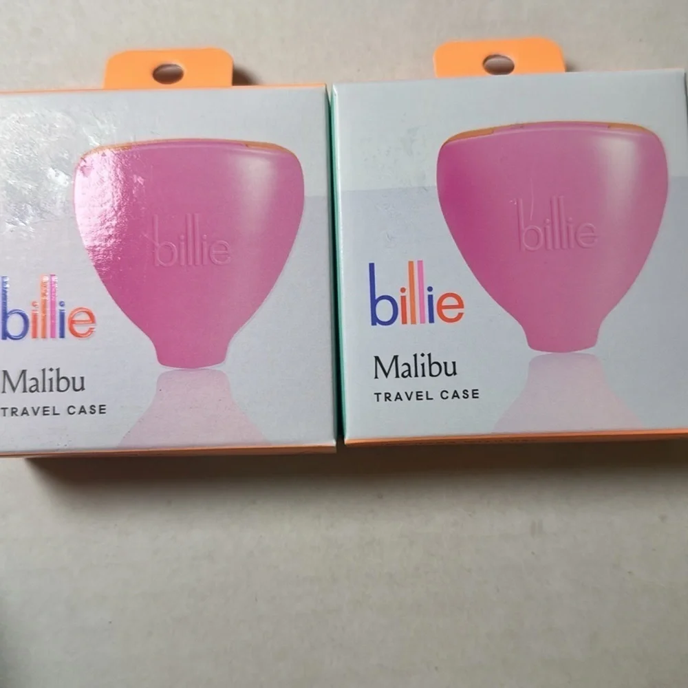 2 Billie 5-Blade Razor Travel Case - Pink Pop